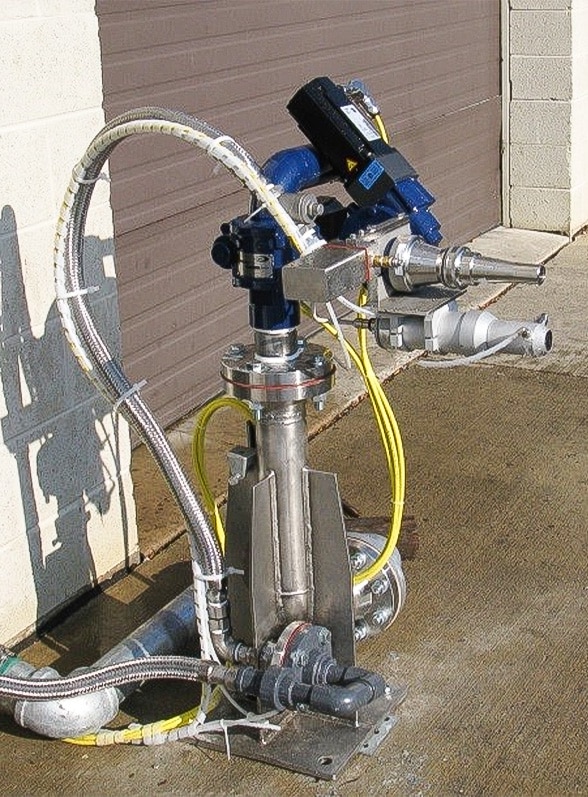 Robotic wash system on pavement