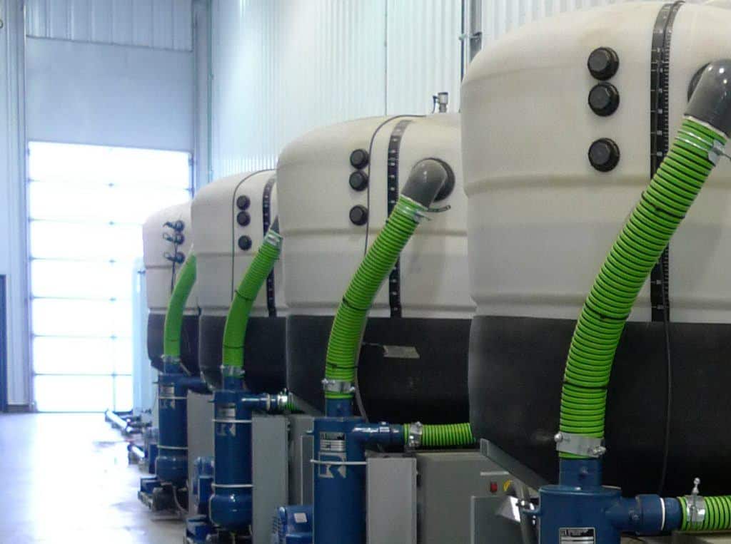 InterClean's wash water recycling unit