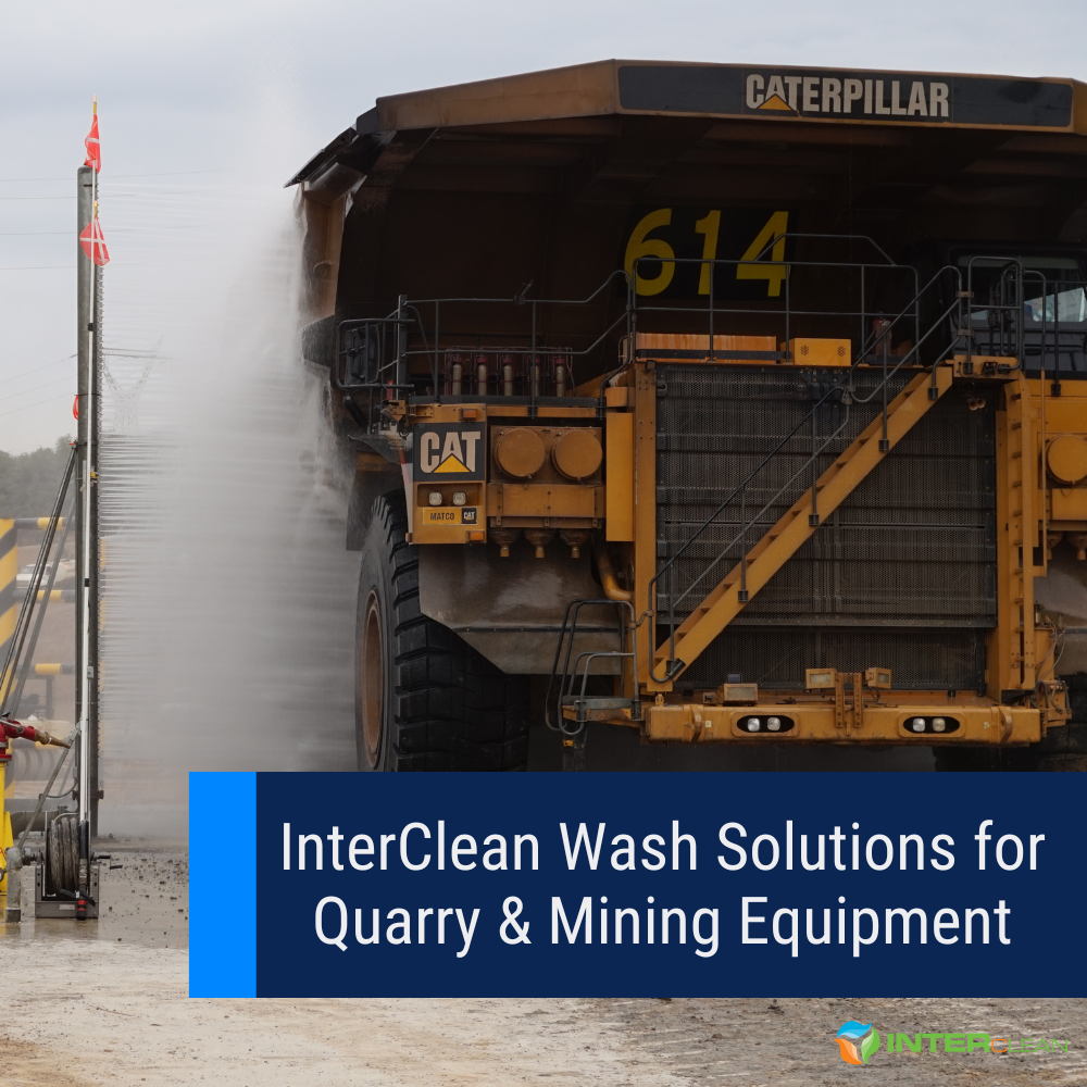 InterClean Wash Solutions for Quarry and Mining Equipment
