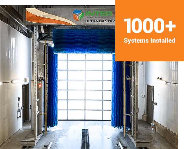 1000+ gantry wash systems installed promotional image