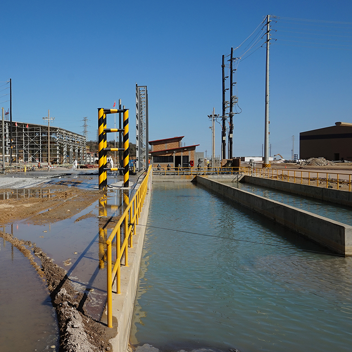 Pick Up Pit: Filtered Water After Reclaim and Filtration Process, Buenavista Del Cobre