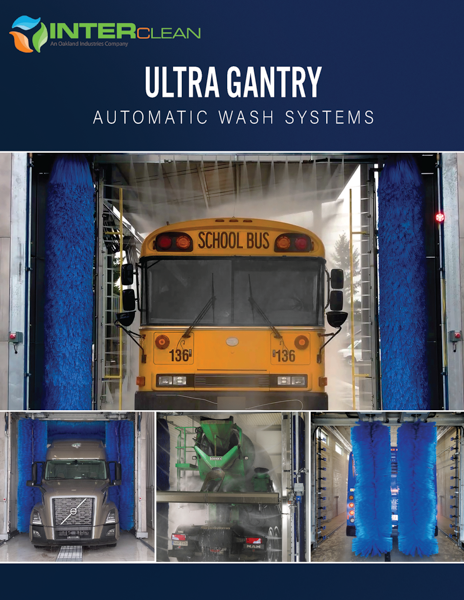 InterClean ultra rollover gantry wash systems brochure